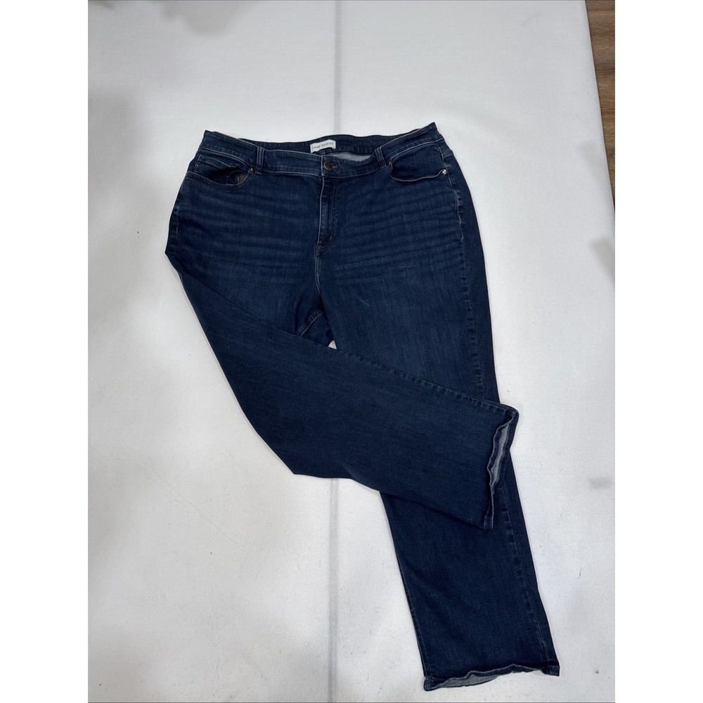 Lane Bryant Curvy Fit Flex Magic Waistband Jeans‎ Size  28 High Rise Straight